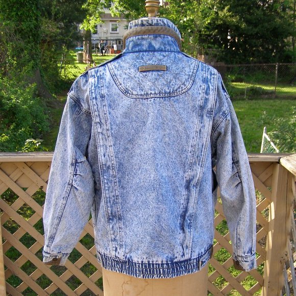 AWESOME Vintage Sergio Valente Denim jacket size M 8-10 - Picture 4 of 15